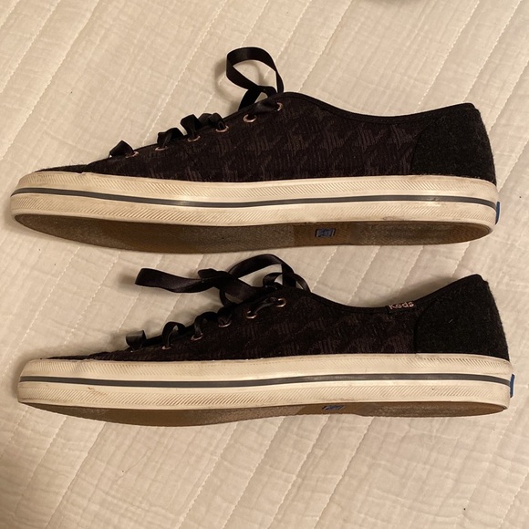 Keds Kickstart Houndstooth Black Sneakers Size 10 - Picture 5 of 10